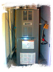 Arcoaire Furnace - Typical Closet Installation